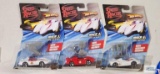 Three 2008 Hot Wheels Speed Racer cars. Mach 4, 5, and 6. all new in packages.