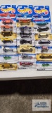 Twenty-one 1998 First Editions Hot Wheels cars, new in packages