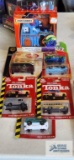 Matchbox Coca-Cola car, Looney Tunes cars, Haunted Castle adventure set, and Tonka cars, new in