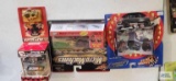 Winner's Circle Micro Machines set, Dale Earnhardt car, Fast Max car and NASCAR ornament, new in