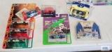 Three Revell Racing Team Tabasco cars, Kellogg's Spooky Fruit Loops Frankenstein car, 2006 Ford