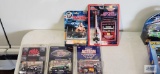 Action Racing diecast dragsters, Mac Tools dragster, WWF dragster, and King Kenny dragster, all new