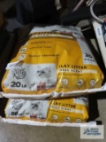 Two bags of special kitty fresh scent clay litter. 20 lb bags