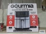 Gourmia stainless steel digital air fryer in box