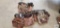 Three leather tool belts