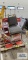 Variety of classroom chairs and two padded chairs