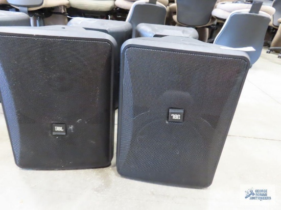 Pair of JBL speakers. model control 28-1