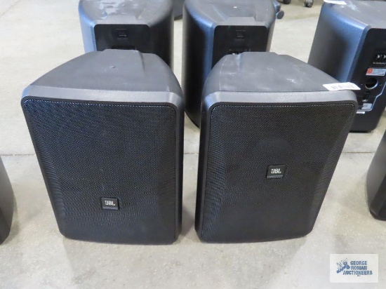 Pair of JBL speakers. model control 28-1