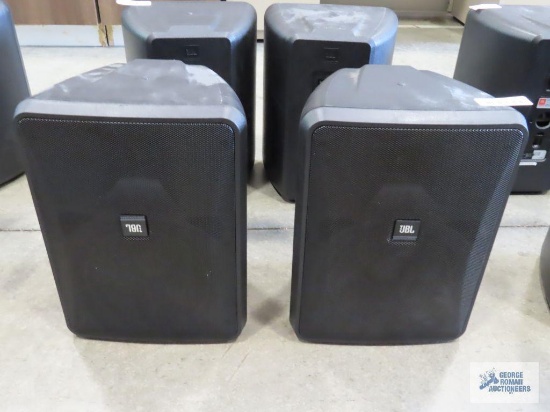 Pair of JBL speakers. model control 28-1