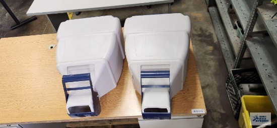 Pair of animal feeders