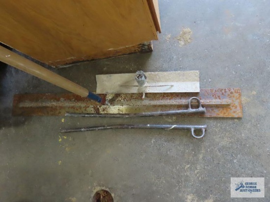Concrete form stakes and floats