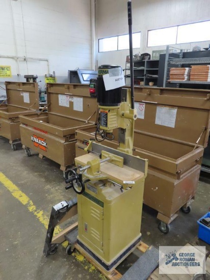 Powermatic mortising machine model 719A with homemade base