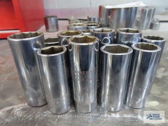 Proto Challenger 3/8" SAE deep well sockets