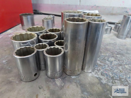 Wright 1/2" and 3/8" sockets