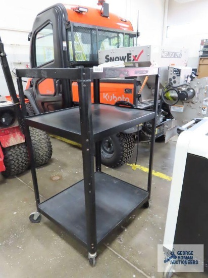 Audio video roll about cart