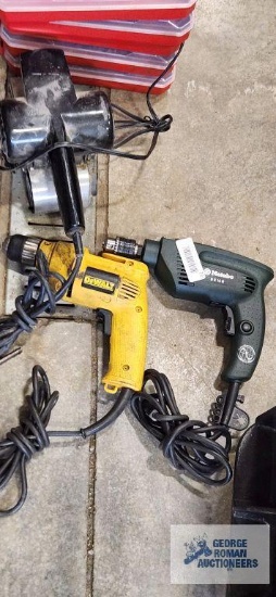 Metabo and DeWalt drills and Wen 3" belt sander