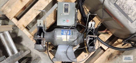 Baldor single phase 8" heavy duty bench grinder