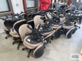 Approximately 37 roll about computer chairs