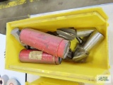 Assortment of heavy duty cutters in one bin