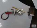 Merle adjustable corner clamp, saw blades and etc