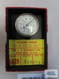 Starrett 0-50-0 dial gauge