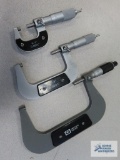 Three machinist calipers