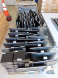 28 Lenovo Thinkcentre M710Q desktop computers with 28 flat screen monitors. Does not include hard