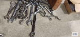 Variety of wrenches including Frodo, Sunex, Craftsman. includes specialty distributor wrenches.
