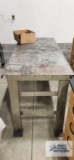 Heavy duty metal welding bench, 6' long by 31
