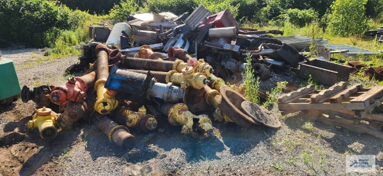 Scrap pile. Mostly steel.