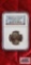 2007 George Washington, gold colored $1 coin, missing edge, lettering, mint error.