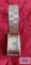 Longines watch with clear gemstones on face, marked 14K, on Spiedel band, marked 10K GF top.