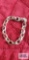 Silver colored link bracelet, marked 925 Italy