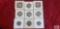 (4) 1953-S, (2) 1953-D, (2) 1954-S, and (1) 1954-D Jefferson nickels.