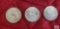1959,1961, and 1966 Mexican 1 Peso coins, also known as Tepalcate coin