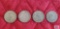 (2) 1957, 1962, and 1966 Mexican 1 Peso coins, also known as Tepalcate coin