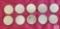 (10) Canadian $1 Loonie coins