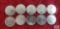 (10) 1979 Canadian $1 coins