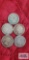 (3) 1954 and (1) 1960 Venezuelan 5 Bolivares coin and 1960 Canadian quarter
