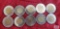 10 Canadian $2 Loonie coins