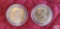 Abraham Lincoln and John F. Kennedy inaugurated presidents medals