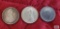 1959 1 Lira coin from Turkey and 2 Italian 500 Lire coins