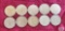 10 Canadian $1 Loonie coins