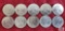 10 Canadian $1 coins