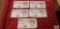 Bank of England (5) 20 pound notes.