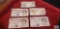 Bank of England, (3) 20 pound notes, (1) 10 pound note, and (1) 5 pound note
