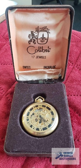 Colibri 17 jewel pocket watch