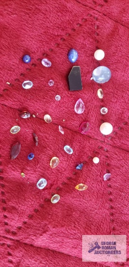 Variety of gemstones