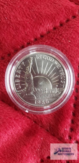 1986-D Statue of Liberty commemorative half dollar.
