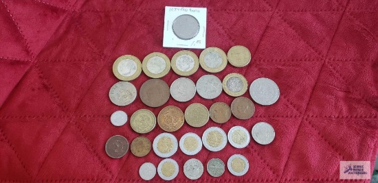Coins from Mexico.